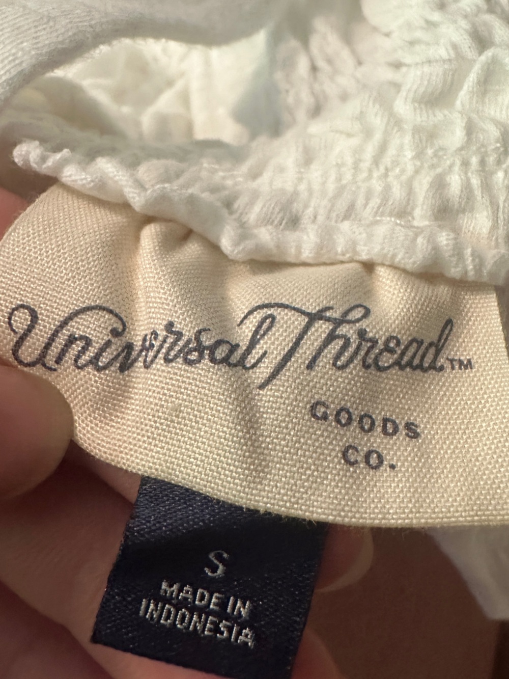 Universal Threads White Ruffle Tank Top - Picture 2 of 2